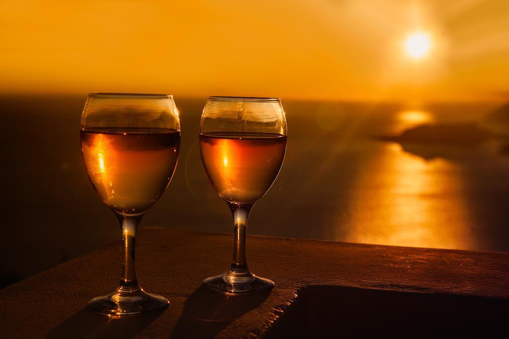 Santa Rinoula Suites Sea Sunset Views Adults Only Megalochori  Exteriör bild